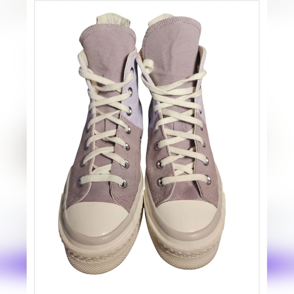 Converse Chuck 70 Plus High Top Platform Sneakers Lucid Lilac Womens 8 Retro Y2K - Picture 6 of 9